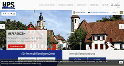 Desktop Screenshot of hps-immobilien.de