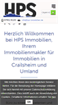 Mobile Screenshot of hps-immobilien.de